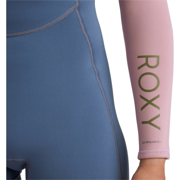 2026 Roxy Da Donna Prologue+ 2/2mm Manica Lunga Back Zip Muta Primaverile Muta 26BW243505 - Ash